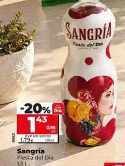 Dia Fiesta del dia - sangría oferta