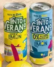 Dia Fiesta del dia - tinto de verano sabor limon/sin alcohol oferta