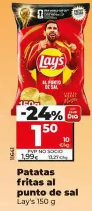 Dia Lay's - patatas fritas al punto de sal oferta