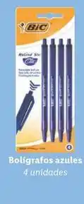 Lidl Bic - boligrafos azules oferta
