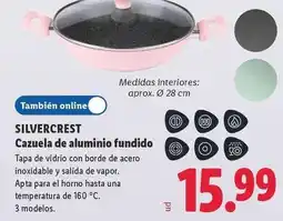 Lidl Silvercrest - cazuela de aluminio fundido oferta
