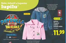 Lidl Lupilu - chaqueta vaquera paruilla camina oferta