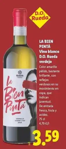 Lidl La bien pinta - vino blanco d.o. rueda verdejo oferta