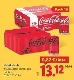 Lidl Coca-cola - original o zero oferta