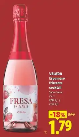 Lidl Velada - espumoso frizante cocktail oferta