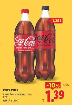 Lidl Coca-cola - original oferta