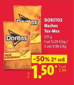 Lidl DORITOS Nachos Tex-Mex oferta