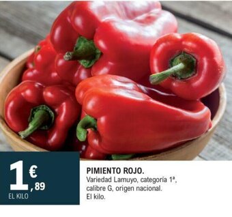 E.Leclerc Pimiento Rojo oferta