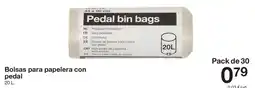 Zeeman Bolsas de basura para cubos con pedal oferta
