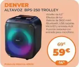 Pascual Martí DENVER Altavoz bps-250 trolley oferta