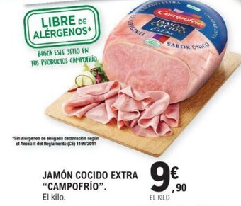 E.Leclerc "Campofrío" Jamón Cocido Extra oferta