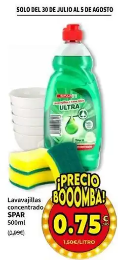 SPAR Spar - lavavajillas concentrado oferta