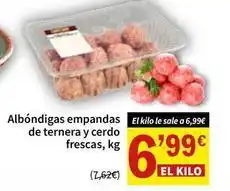 SPAR Albóndigas empanadas de ternera y cerdo frescas oferta