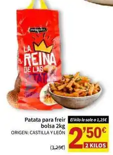 SPAR Reina - patata para freir bolsa oferta