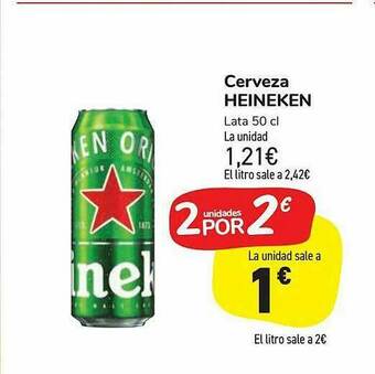 Carrefour Market Cerveza Heineken oferta