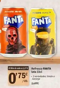 SPAR Fanta - refresco lata oferta