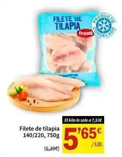 SPAR Filete de tilapia oferta