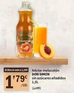 SPAR Don simón - nectar melocoton sin azucares anadidos oferta