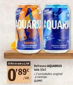 SPAR Aquarius - refresco oferta