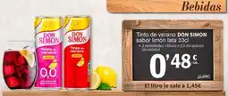 SPAR Don simón - tinto de verano sabor limon oferta