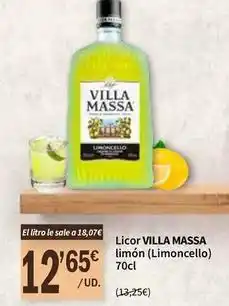 SPAR Villa massa - licor limon oferta
