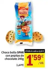 SPAR Spar - choco bollo con pepitas de chocolate oferta