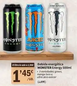 SPAR Mango - bebida energética energy oferta