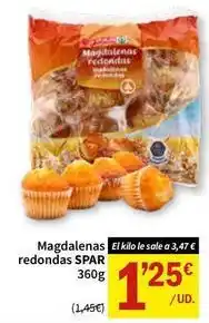 SPAR Spar - magdalenas redondas oferta