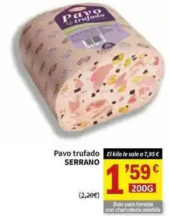 SPAR Serrano - pavo trufado oferta