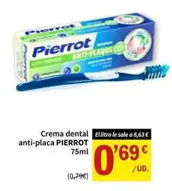 SPAR Pierrot - crema dental anti-placa oferta