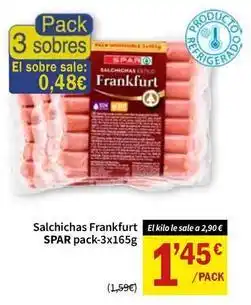 SPAR Spar - salchichas frankfurt oferta