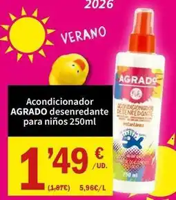 SPAR Agrado - acondicionador oferta