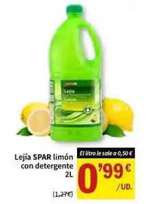 SPAR Spar - lejía con detergente oferta
