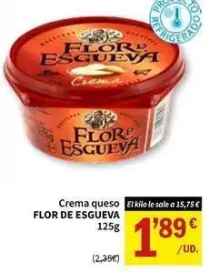 SPAR Flor de esgueva - crema queso oferta