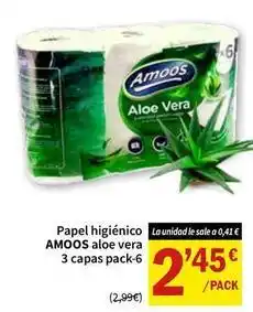 SPAR Amoos - papel higiénico aloe vera oferta
