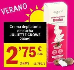 SPAR Juliette crowe - crema depilatoria de ducha oferta