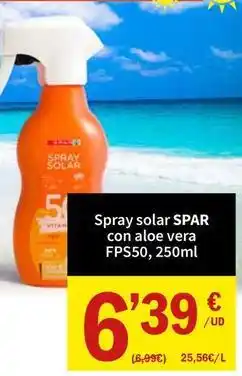 SPAR Spar - spray solar con aloe vera fps50 oferta
