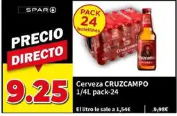SPAR Cruzcampo - cerveza oferta