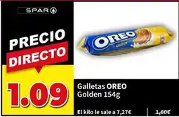 SPAR Oreo - galletas golden oferta