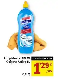 SPAR Selex - limpiahogar oxígeno activo oferta