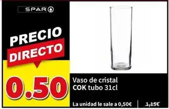 Spar - vaso de cristal