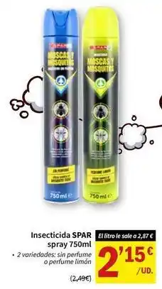 SPAR Spar - insecticida spray oferta