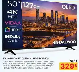 Dynos Informática Daewoo - tv 55 qled 4k uhd 55vb56qv oferta