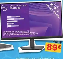 Dynos Informática Dell - monitor pro e2425hm oferta