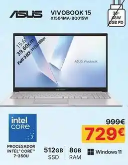 Dynos Informática Asus - vivobook 15 x1504ma-bq015w oferta