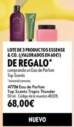 Thunder - lote de 3 productos essense & co. (i valorados en 60€) de regalo