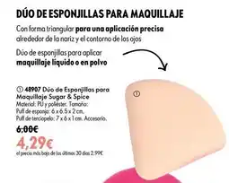 Oriflame Dúo de esponjillas para maquillaje oferta