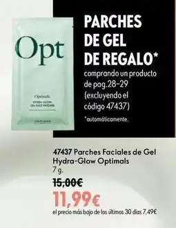 Oriflame Oriflame - parches faciales de gel hydra-glow optimals oferta
