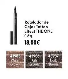 Oriflame The one - rotulador de cejas tattoo effect oferta