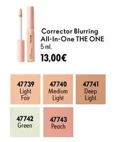 Oriflame The one - corrector blurring all-in-one oferta